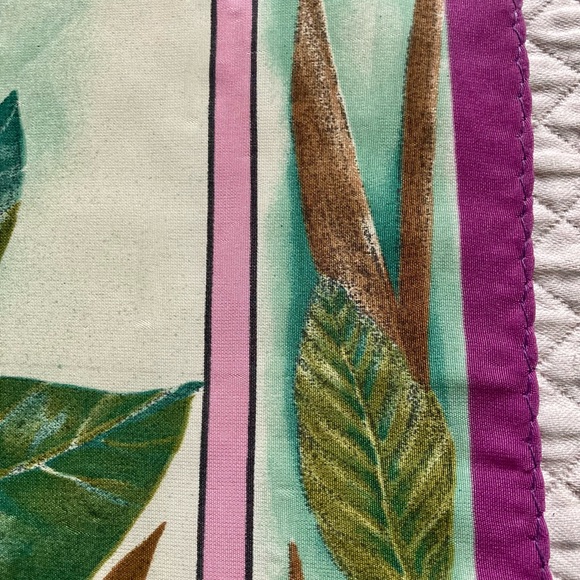 TROPICAL vintage scarf. Italian designer. - Picture 8 of 12